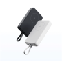 Xiaomi 33W Magnetic Power Bank 10000mAh (Integrated Cable) , 10000 mAh , White