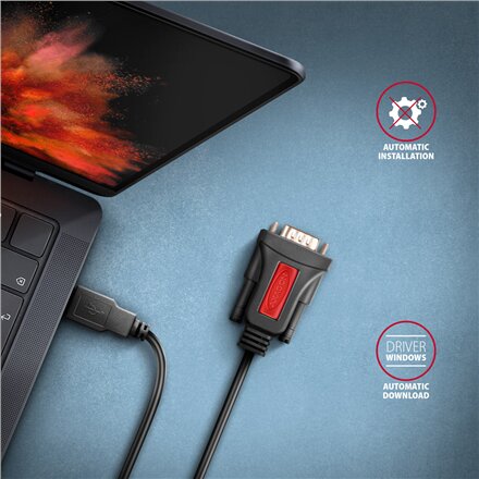 AXAGON USB - SERIAL Active Adapter , ADS-1PSN