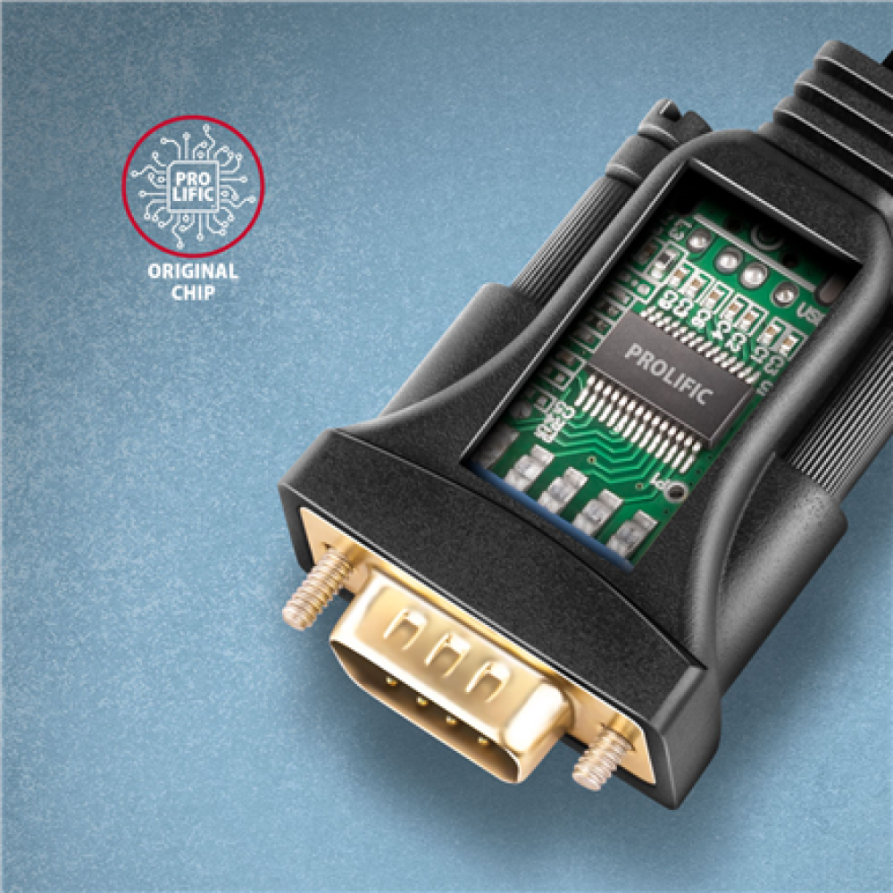 AXAGON USB - SERIAL Active Adapter , ADS-1PSN