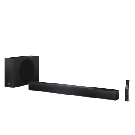 Sharp 2.1 Dolby Atmos/DTS Virtual:X Soundbar with Slim Wireless Subwoofer , HT-SBW310 , 330 W , Bluetooth , Wireless connection , Black