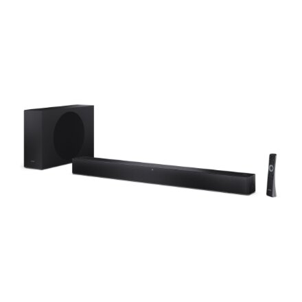 Sharp 2.1 Dolby Atmos/DTS Virtual:X Soundbar with Slim Wireless Subwoofer , HT-SBW310 , 330 W , Bluetooth , Wireless connection , Black