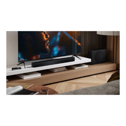 Sharp 2.1 Dolby Atmos/DTS Virtual:X Soundbar with Slim Wireless Subwoofer , HT-SBW310 , 330 W , Bluetooth , Wireless connection , Black