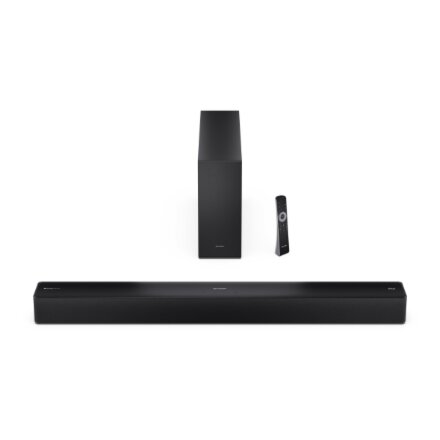 Sharp 2.1 Dolby Atmos/DTS Virtual:X Soundbar with Slim Wireless Subwoofer , HT-SBW310 , 330 W , Bluetooth , Wireless connection , Black