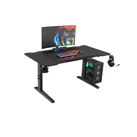 Genesis , Modular Gaming Desk , Holm 140 RGB , Anthracite Black