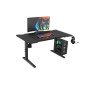 Genesis , Modular Gaming Desk , Holm 140 RGB , Anthracite Black