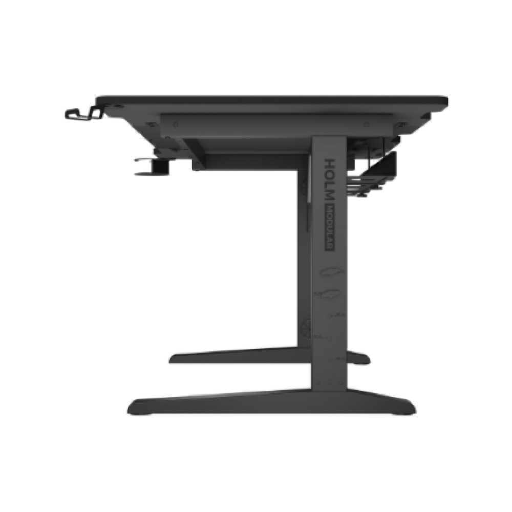 Genesis , Modular Gaming Desk , Holm 140 RGB , Anthracite Black