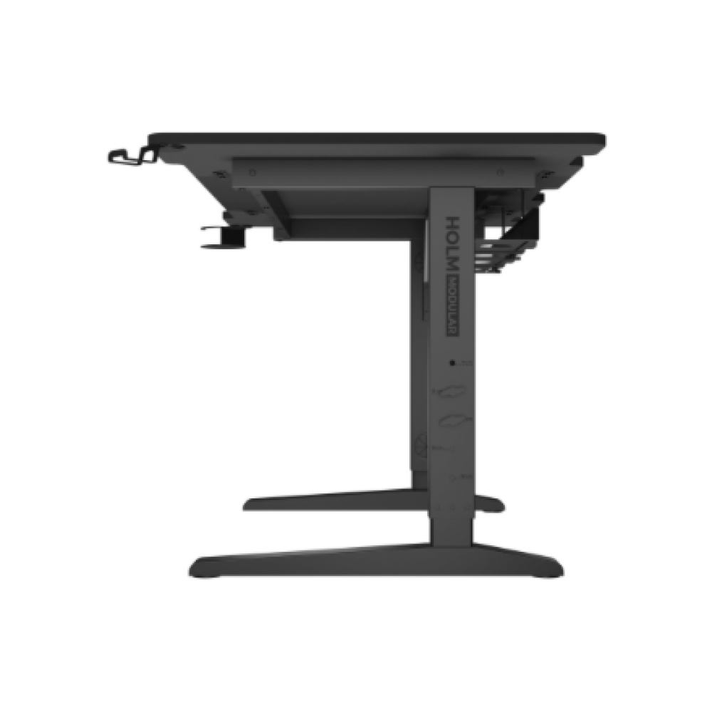 Genesis , Modular Gaming Desk , Holm 140 RGB , Anthracite Black