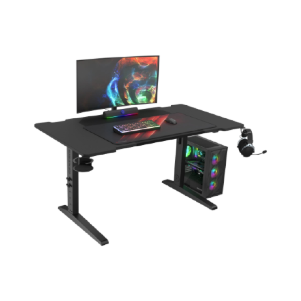 Genesis , Modular Gaming Desk , Holm 140 RGB , Anthracite Black