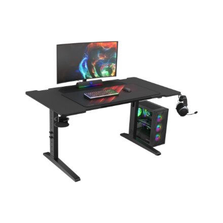 Genesis , Modular Gaming Desk , Holm 140 RGB , Anthracite Black