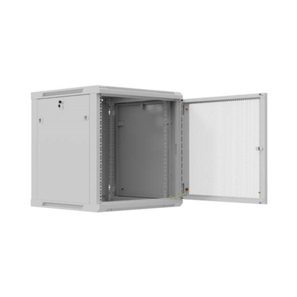 Lanberg Wall mounted installation cabinet 19 12U 600X600 , WF01-6612-23S , Grey