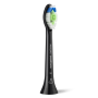 Philips Replacement brush heads , HX6064/88 Sonicare Optimal White , Heads , For adults , Number of brush heads included 4 , Black