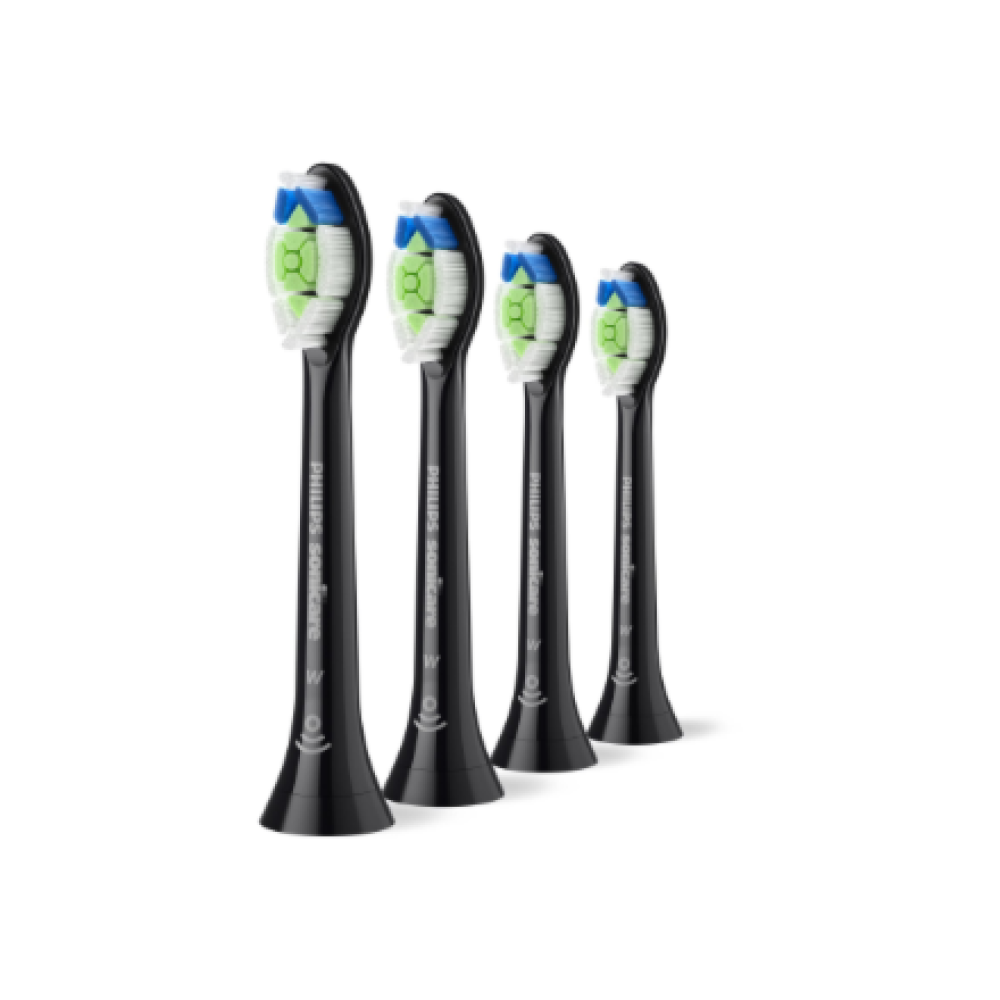 Philips , Replacement brush heads , HX6064/88 Sonicare Optimal White , Heads , For adults , Number of brush heads included 4 , Black