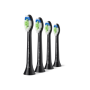 Philips , Replacement brush heads , HX6064/88 Sonicare Optimal White , Heads , For adults , Number of brush heads included 4 , Black