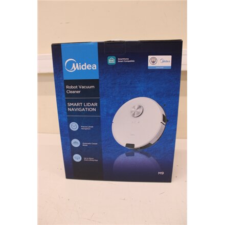 SALE OUT. Midea M9 Robot Vacuum Cleaner, White , Midea , Robot Vacuum Cleaner , M9 , Wet&Dry , Operating time (max) 180 min , Lithium Ion , 5200 mAh , Dust capacity 0.25 L , 4000 Pa , White , DAMAGED PACKAGING, DEMO