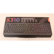 SALE OUT. Lenovo Accessories Legion K310 RGB Gaming Keyboard (US English) , Lenovo Gaming Keyboard , Legion K310 RGB , Keyboard , Wired , US English , DEMO , Black , USB 2.0 , Membrane