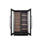 Caso , Wine Cooler , WineChef Duo 122 , Energy efficiency class G , Free standing , Bottles capacity 122 , Black