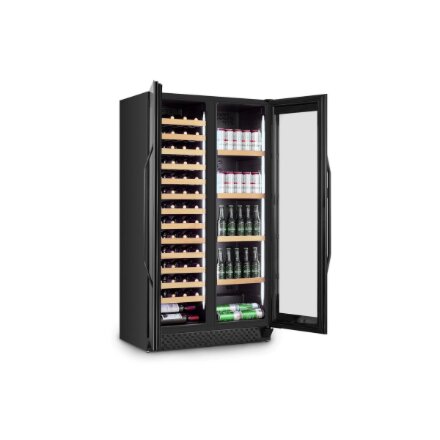 Caso , Wine Cooler , WineChef Duo 122 , Energy efficiency class G , Free standing , Bottles capacity 122 , Black