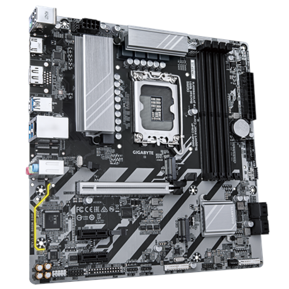 Gigabyte B860M D3HP , Processor family Intel , Processor socket LGA1851 , DDR5 , Supported hard disk drive interfaces M.2, SATA , Number of SATA connectors 4