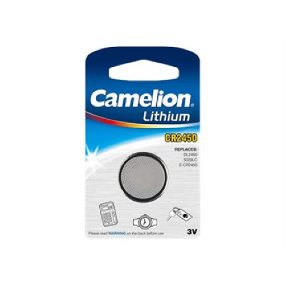 Camelion , CR2450-BP1 , CR2450 , Lithium , 1 pc(s)