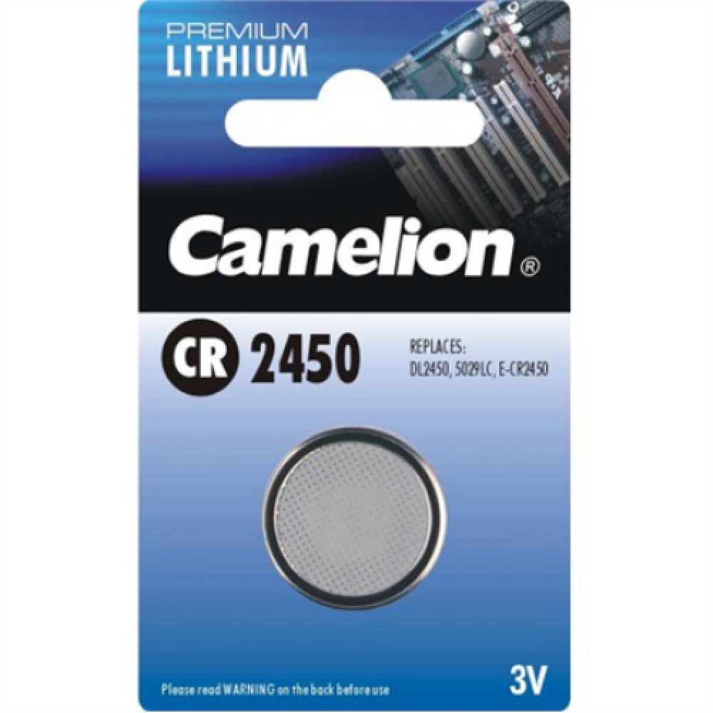 Camelion , CR2450-BP1 , CR2450 , Lithium , 1 pc(s)
