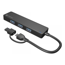 Natec USB 3.0 HUB, Mayfly, 4-Port, Black , Natec , USB 3.0 HUB, Mayfly, 4-Port , Moth NHU-1342 , Black , 0.15 m