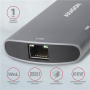 AXAGON SuperSpeed USB-C Combo 6in1 Hub , HMC-6M2