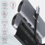 AXAGON SuperSpeed USB-C Combo 6in1 Hub , HMC-6M2