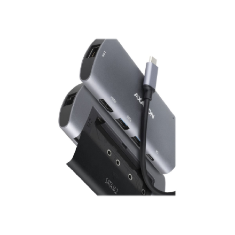 AXAGON SuperSpeed USB-C Combo 6in1 Hub , HMC-6M2