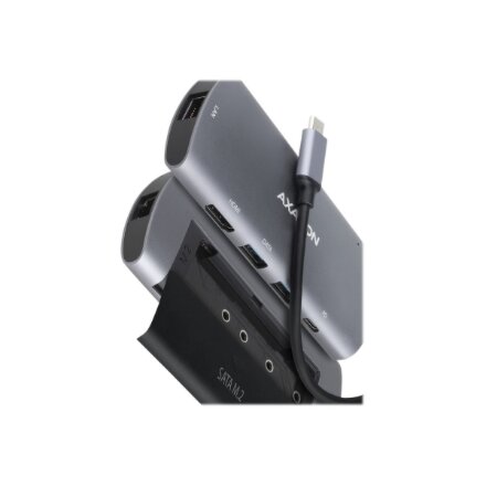 AXAGON SuperSpeed USB-C Combo 6in1 Hub , HMC-6M2
