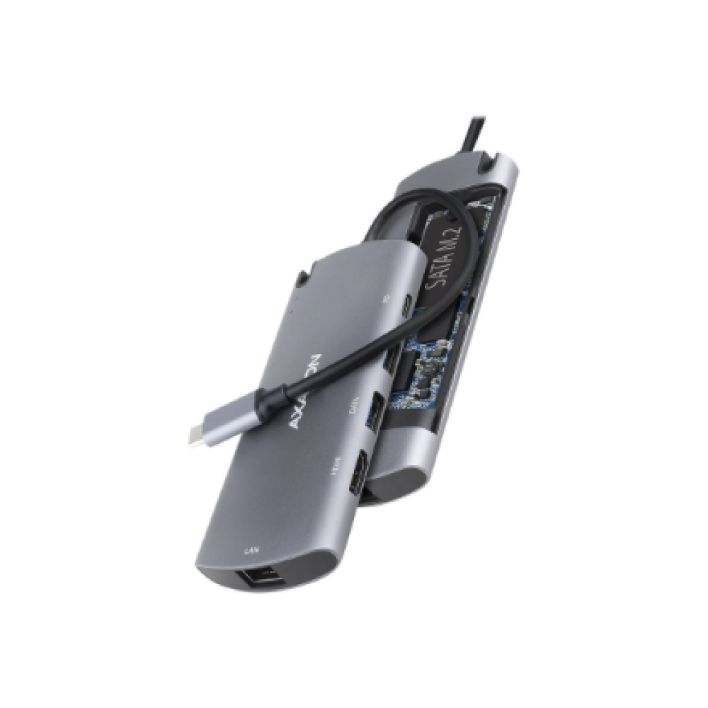 AXAGON SuperSpeed USB-C Combo 6in1 Hub , HMC-6M2