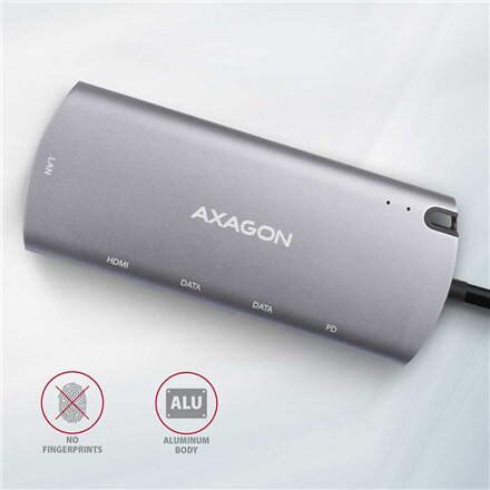 AXAGON SuperSpeed USB-C Combo 6in1 Hub , HMC-6M2