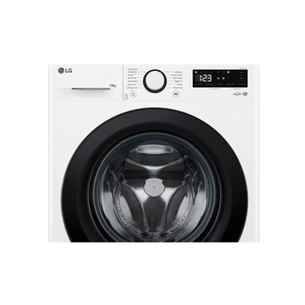 LG Washing Machine , F4WR510SBW , Energy efficiency class A-10% , Front loading , Washing capacity 10 kg , 1400 RPM , Depth 57 cm , Width 60 cm , Display , LED , Steam function , Direct drive , White