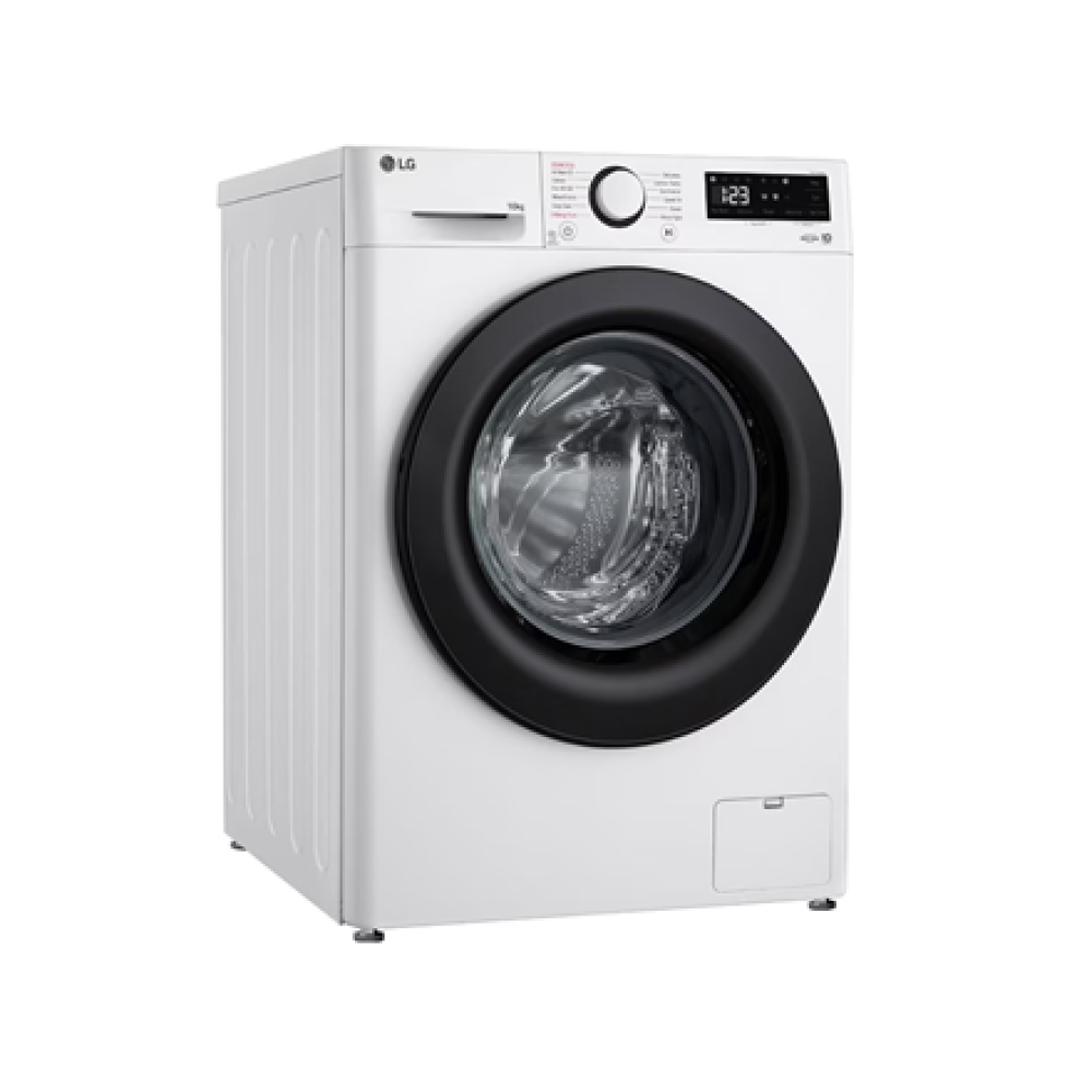 LG Washing Machine , F4WR510SBW , Energy efficiency class A-10% , Front loading , Washing capacity 10 kg , 1400 RPM , Depth 57 cm , Width 60 cm , Display , LED , Steam function , Direct drive , White