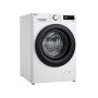 LG Washing Machine , F4WR510SBW , Energy efficiency class A-10% , Front loading , Washing capacity 10 kg , 1400 RPM , Depth 57 cm , Width 60 cm , Display , LED , Steam function , Direct drive , White
