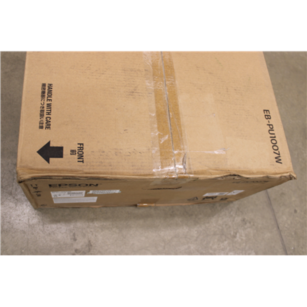 V11HA34940SO SALE OUT. Epson EB-PU1007W WUXGA 3LCD Projector 1920x1200/7000Lm/16:10, White , Epson EB-PU1007W , WUXGA (1920x1200) , 7000 ANSI lumens , 2500000:1 , White , DAMAGED PACKAGING , Lamp warranty 12 month(s)