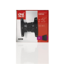 ONE For ALL Wall mount, WM 4211, 19-42 , Fixed, Maximum weight (capacity) 50 kg, VESA 75x75, 100x100, 200x100, 200x200 mm, Black