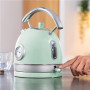 Cecotec Kettle , ThermoSense 420 Vintage , 2200 W , Electric , 1.8 L , Stainless steel , 360° rotational base , Light Green