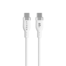 Hyper HyperJuice USB-C Silicone Charging Cable, 1.5 m, White , HJ4011WHGL Hyper HyperJuice USB-C Silicone Charging Cable, 1.5 m, White , HJ4011WHGL