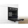 Bosch , Oven , HBF133BA0 , 66 L , Electric , EcoClean , Knobs , Height 59.5 cm , Width 59.4 cm , Black