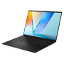 Asus Vivobook S 16 M5606UA-MX087W , Neutral Black , 16 , OLED , 3.2K , 3200 x 2000 pixels , Glossy , AMD Ryzen 7 , 8845HS , 16 GB , LPDDR5X , Solid-state drive capacity 1000 GB , AMD Radeon Graphics , Windows 11 Home , 802.11ax , Bluetooth version 5.3 , K