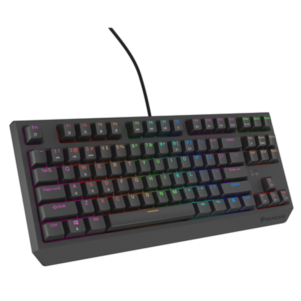 Genesis THOR 230 , Mechanical Gaming Keyboard , Wired , US , Black , USB Type-A , Outemu Red