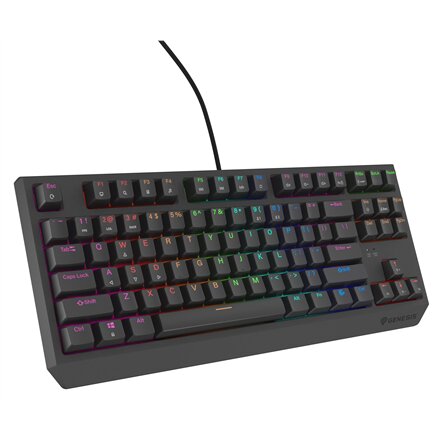 Genesis THOR 230 , Mechanical Gaming Keyboard , Wired , US , Outemu Red , Black