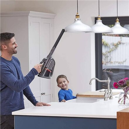 BLACK & DECKER Vacuum Cleaner , BHHV520JF-QW , Cordless , 36 W , 18 V , Operating time (max) 21 min , Grey/Black
