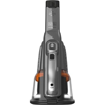 BLACK & DECKER Vacuum Cleaner , BHHV520JF-QW , Cordless , 36 W , 18 V , Operating time (max) 21 min , Grey/Black