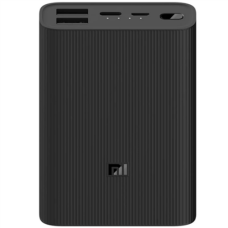 Xiaomi , 3 Ultra Compact , Mi Power Bank , 10000 mAh , USB-A, USB-C , Black