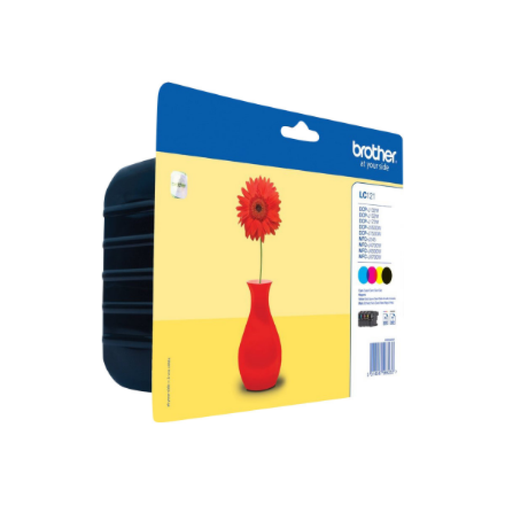 Brother Ink Cartridge , LC121VALBP , Multipack , Black, Cyan, Magenta, Yellow