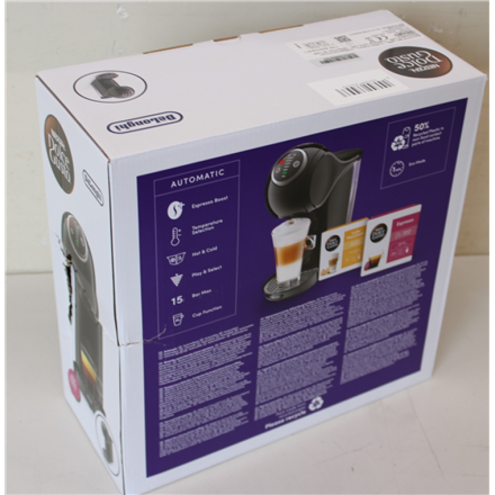 SALE OUT. Delonghi EDG315.B Dolce Gusto Coffee Maker, Black , Delonghi , Coffee Maker , EDG315.B Dolce Gusto , Pump pressure 15 bar , Automatic , 1400 W , Black , DAMAGED PACKAGING