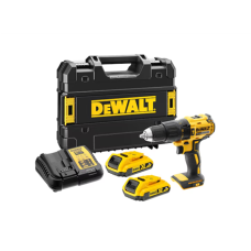 18V XR Brushless Hammer Drill Driver - 2 X 2Ah Batteries , DCD778D2T-QW , 340 W