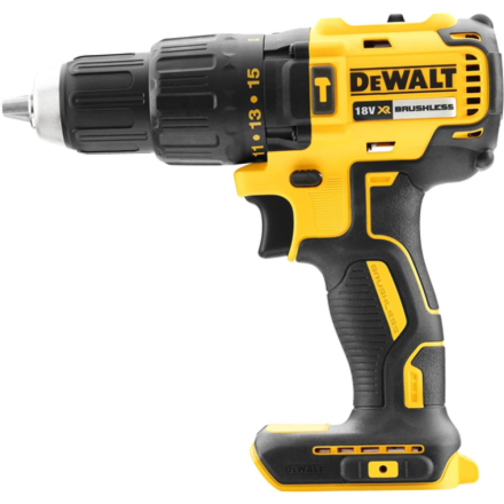 18V XR Brushless Hammer Drill Driver - 2 X 2Ah Batteries , DCD778D2T-QW , 340 W