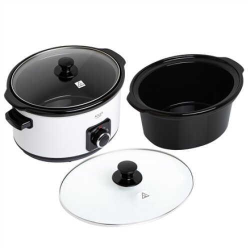 Adler , Slow Cooker , AD 6413w , 290 W , 5.8 L , Number of programs 3 , White